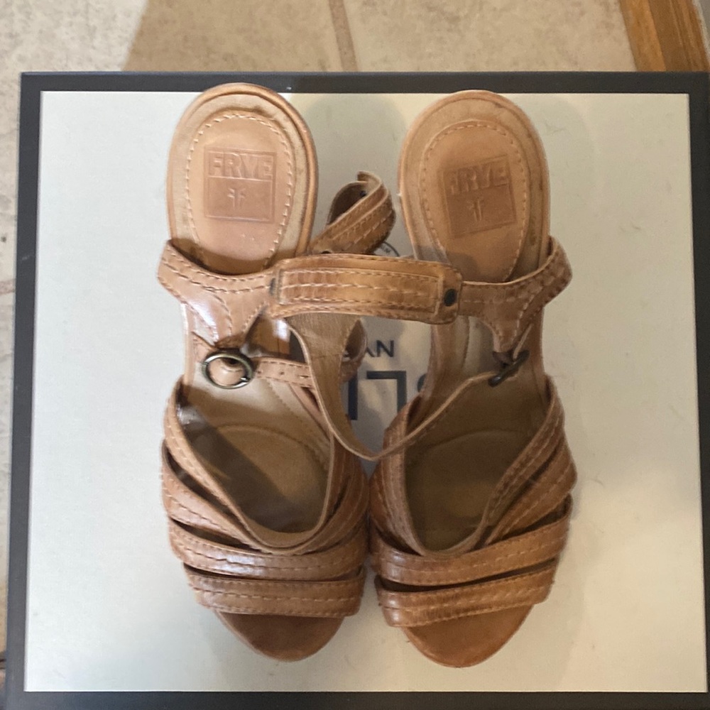 Frye wedge sandals